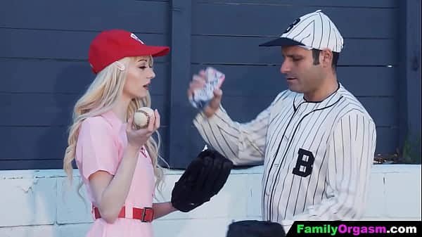 FamilyOrgasm – Girls Playing with Their Baseball Player Fathers