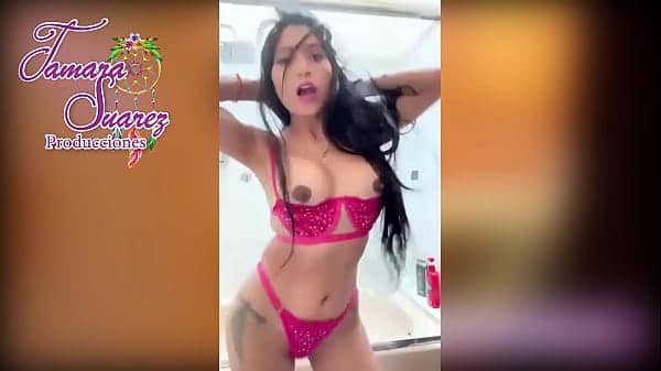 Tamara Suarez baile en la ducha